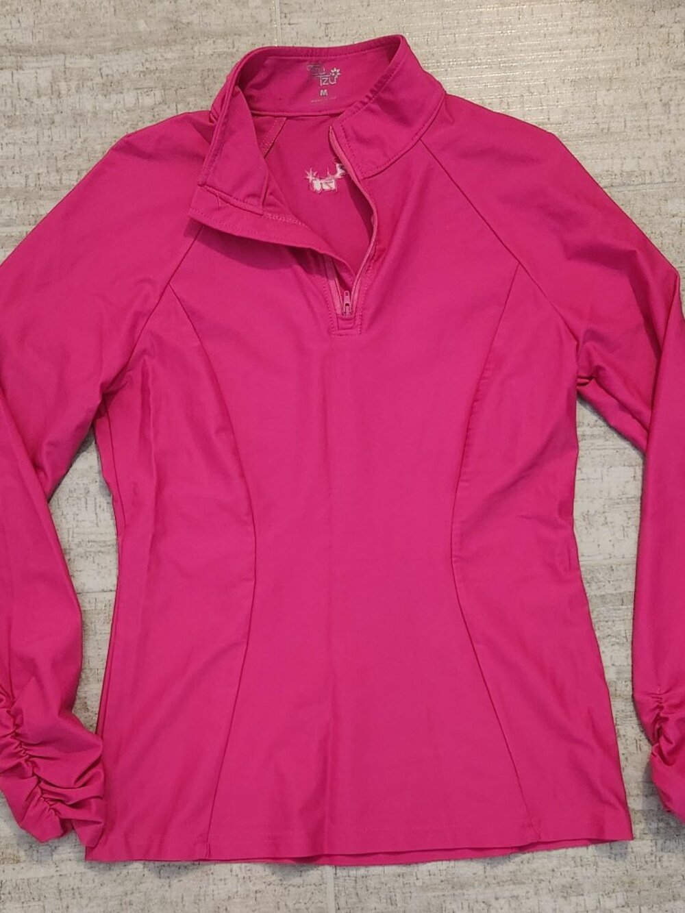 Tzu Tzu Sara Lipstick Top Long Sleeve Size M